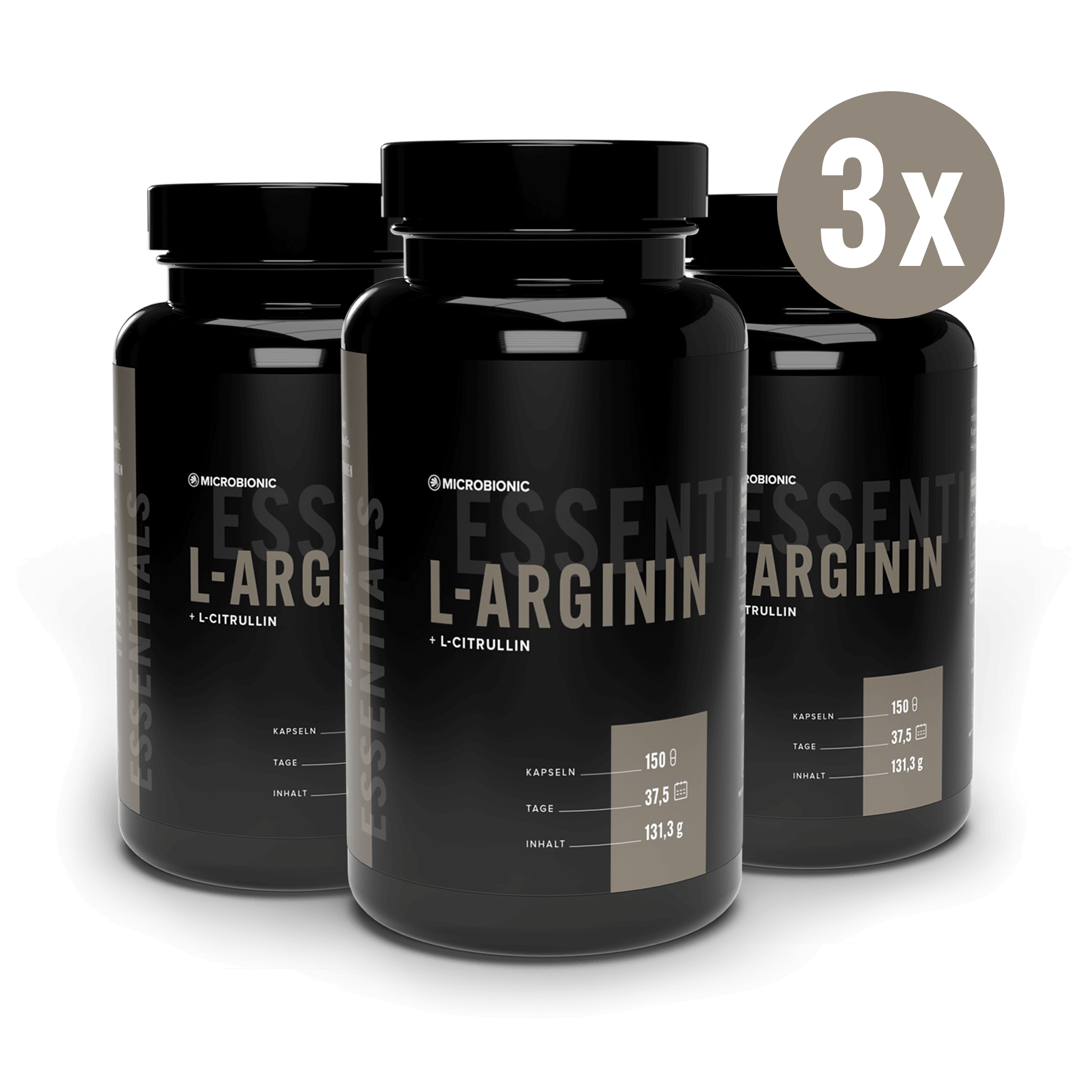 L-ARGININ 3er Set L-ARGININ 3er Set