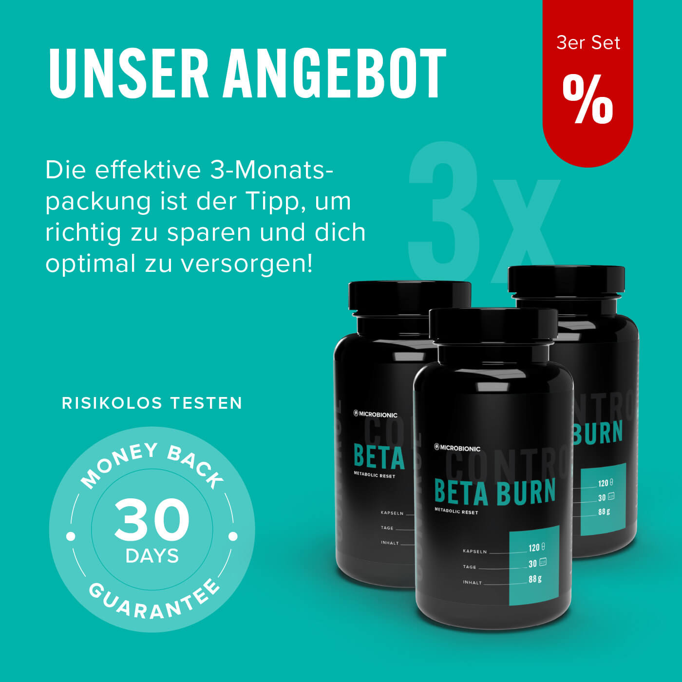 Beta Burn im 3er-Set