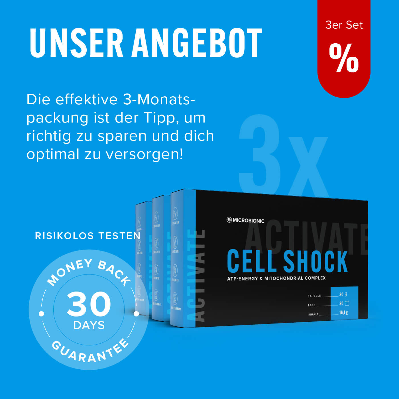 Cell Shock im 3er-Set